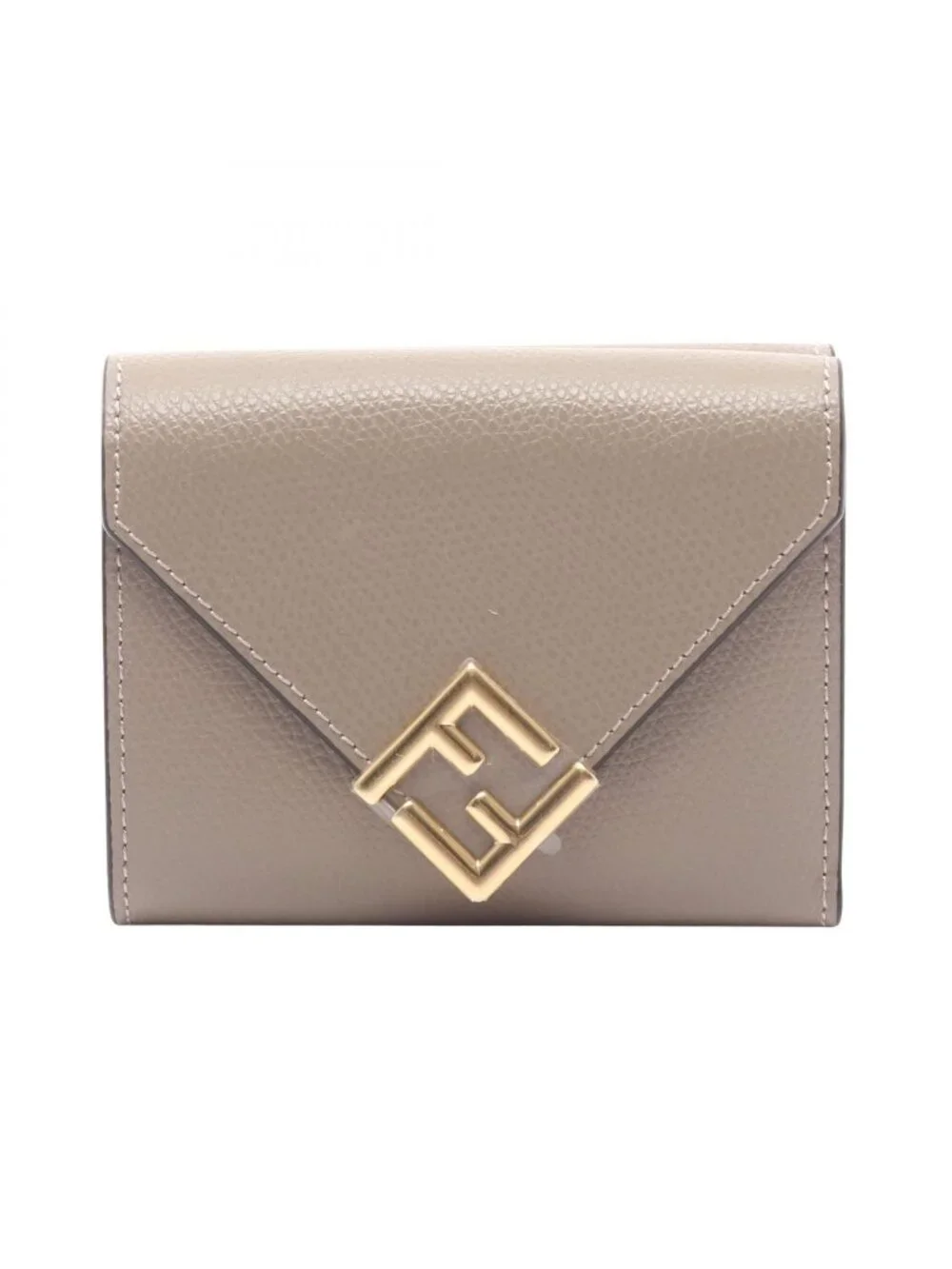 Fendi Trifold Wallet FF Diamond Leather